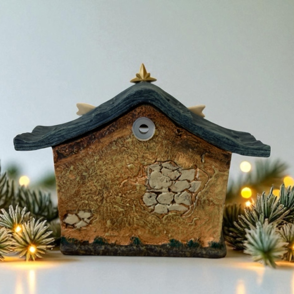 Thomas Kinkade Hawthorne Village Christmas Nativity Holy Family Night Set Creche - Picture 4 of 12
